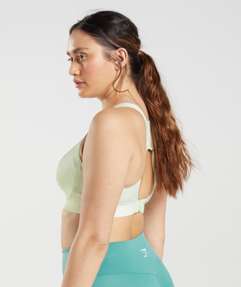 Staniki Sportowe Gymshark Open Back Damskie Mięta | PL 984KAT